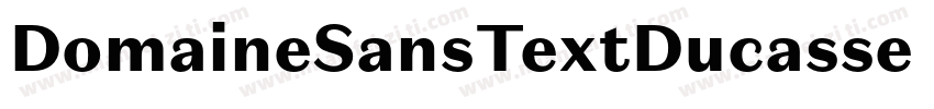 DomaineSansTextDucasse Medium字体转换